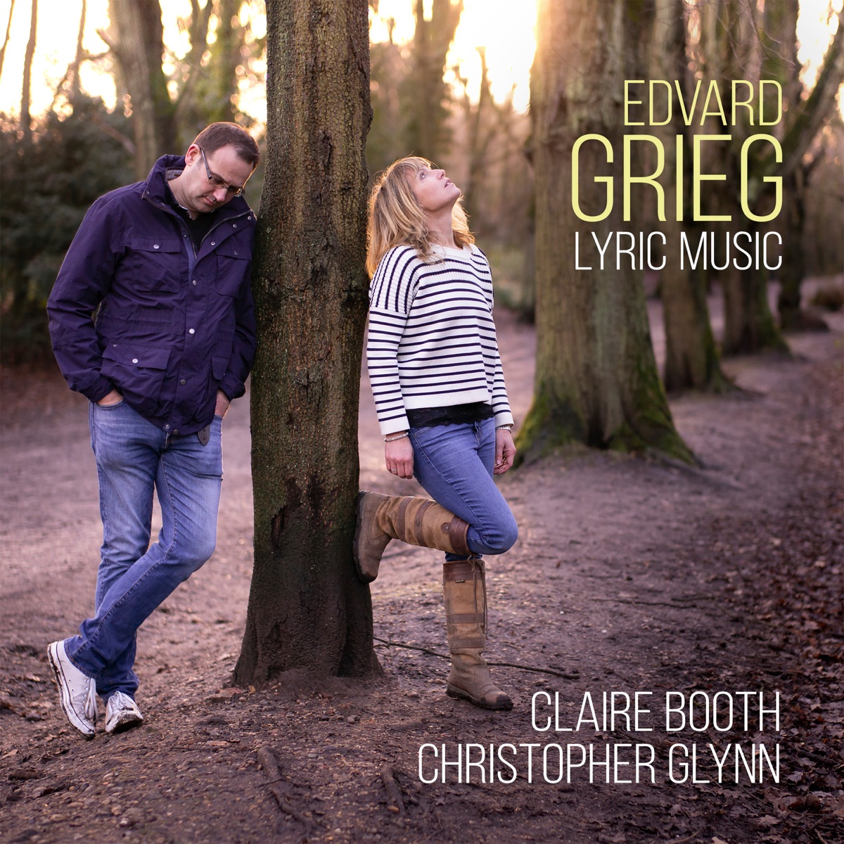 Edvard Grieg: Lyric Music by Claire Booth & Christopher Glynn album cover