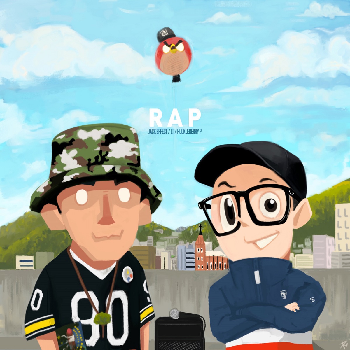 Rap (feat. Huckleberry P) - Single by JackEffect & LT album cover