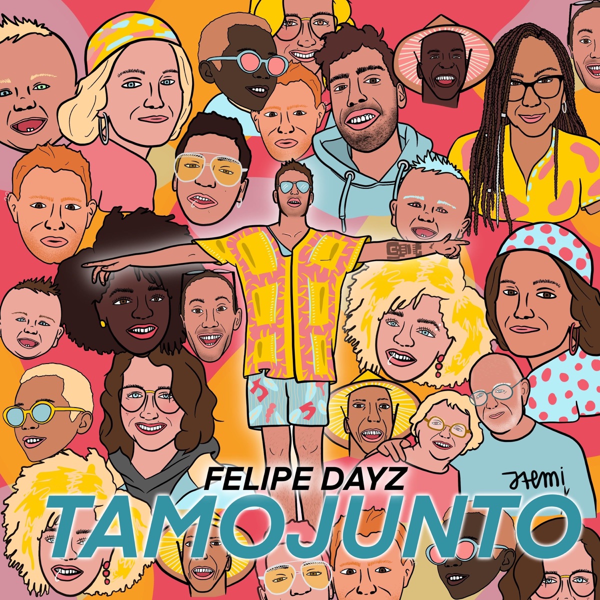 Tamo Junto - Single by Felipe Dayz album cover