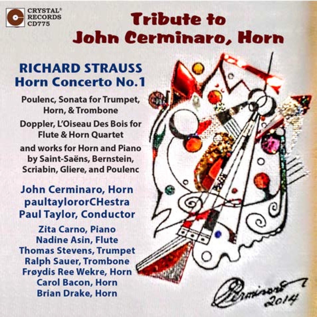 Trubute to John Cerminaro, Horn by John Cerminaro album cover