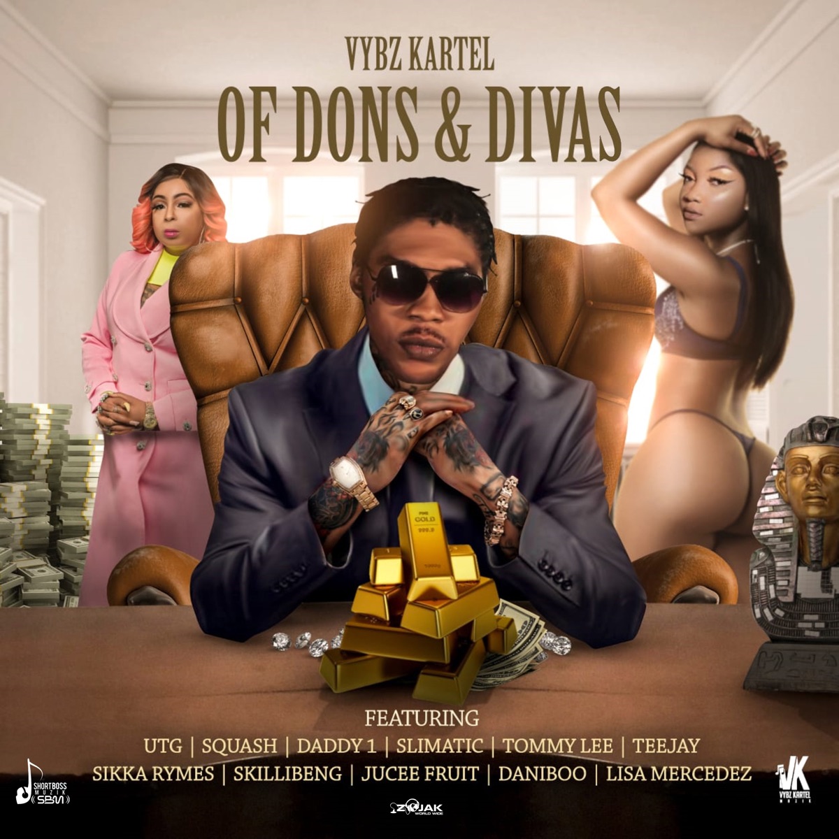 Of Dons & Divas by Vybz Kartel album cover