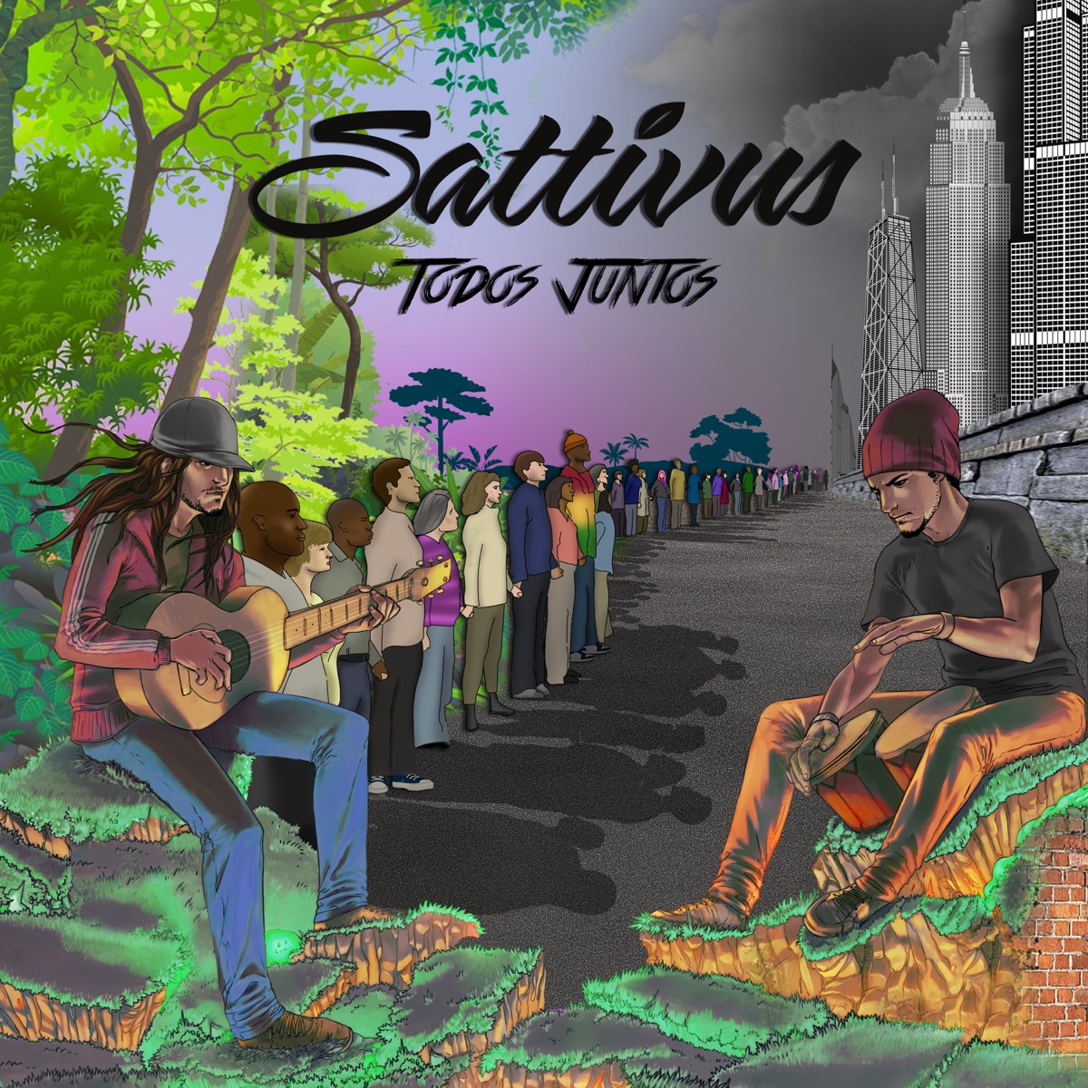 Todos Juntos - Single by Sattivus album cover