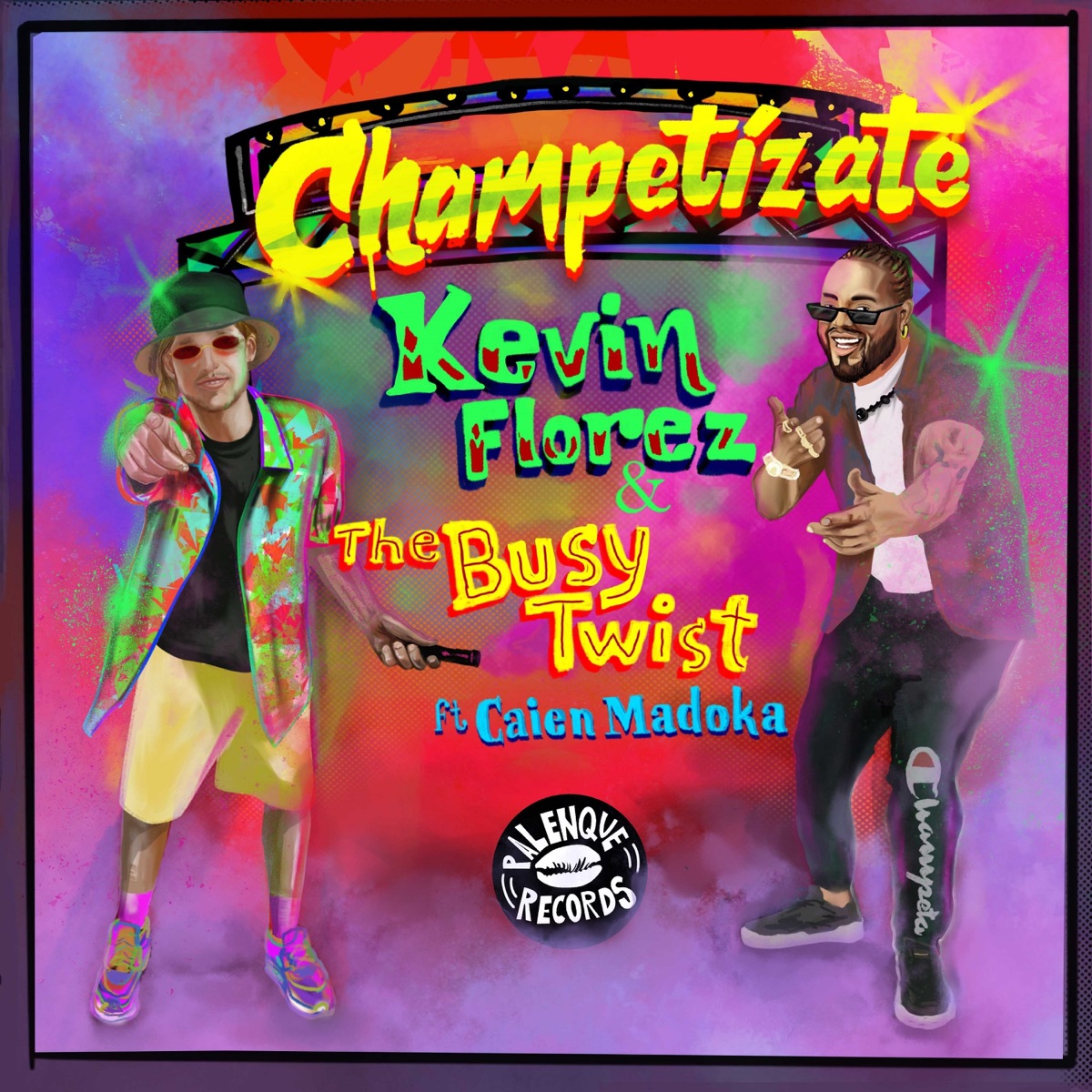 Champetizate (feat. Caien Madoka) - Single by Kevin Florez & Busy Twist album cover