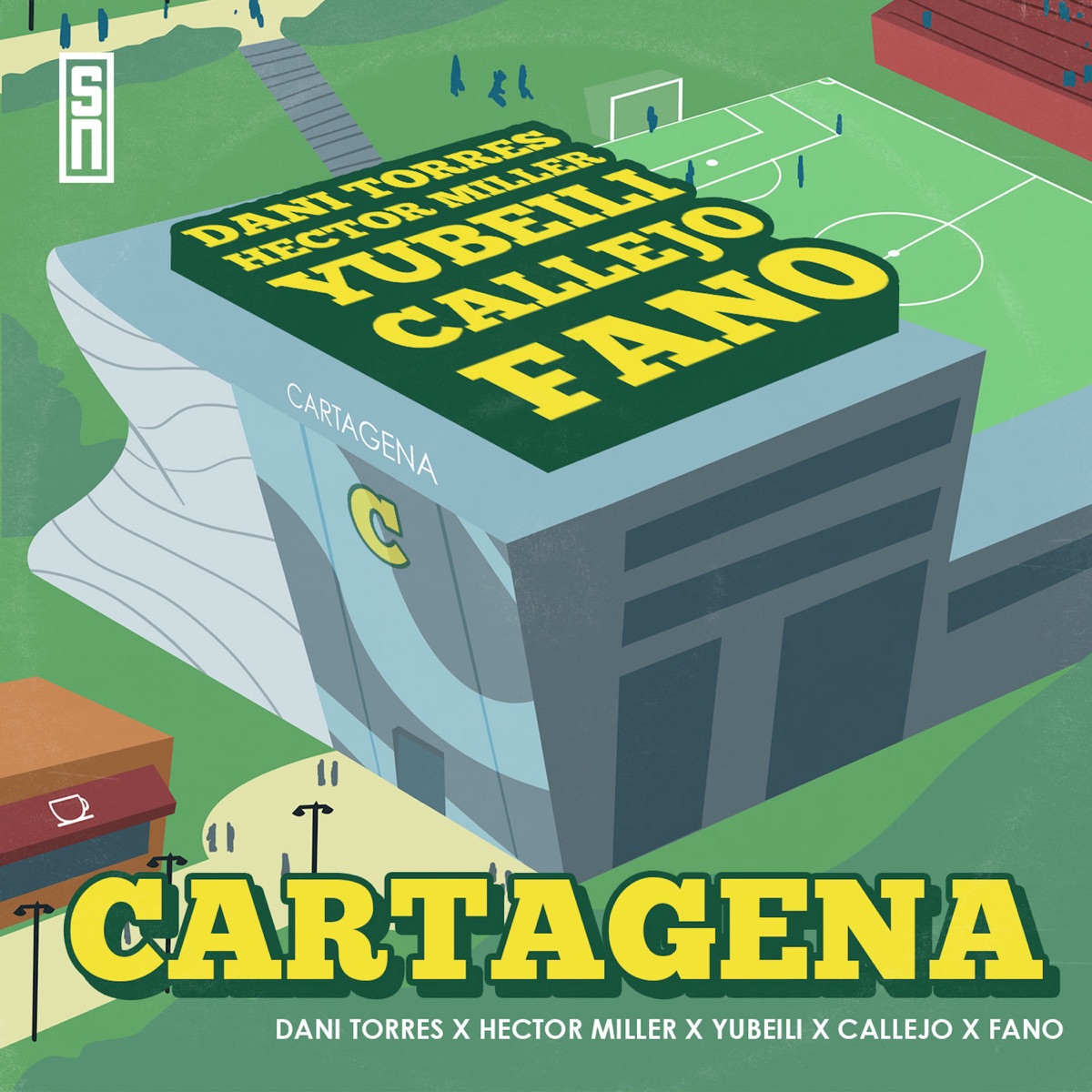 Cartagena (feat. Yubeili & Callejo) - Single by Héctor Miller, Fano & Dani Torres album cover