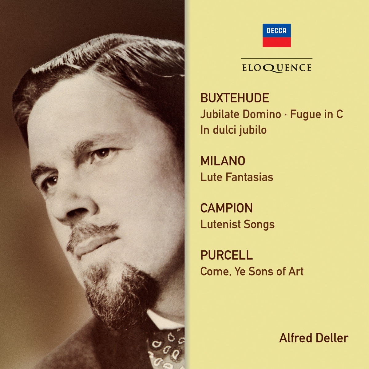 Lute Songs; Purcell: Come, Ye Sons Of Art by Ensemble Orchestral de L'Oiseau-Lyre, Anthony Lewis & Alfred Deller album cover