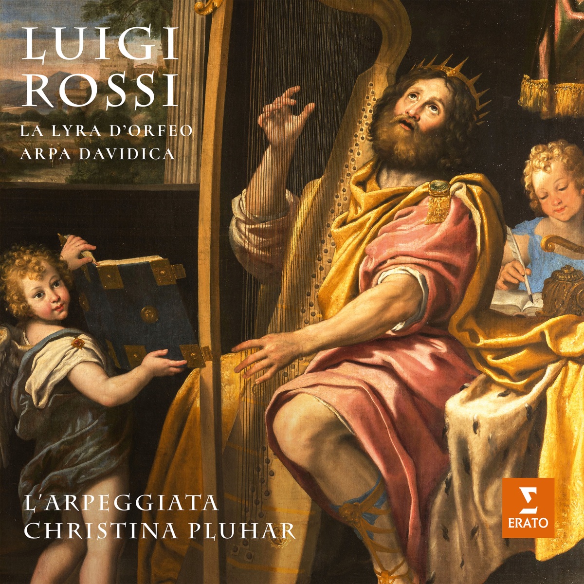 Rossi: La lyra d'Orfeo & Arpa Davidica by Christina Pluhar & L'Arpeggiata album cover