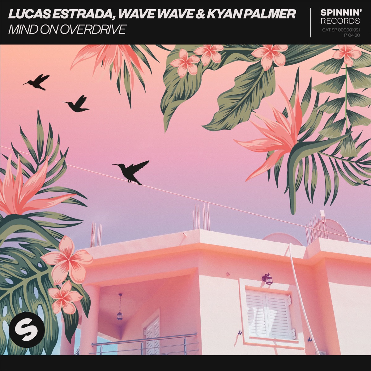 Mind On Overdrive - Single by Lucas Estrada, Wave Wave & Kyan Palmer album cover