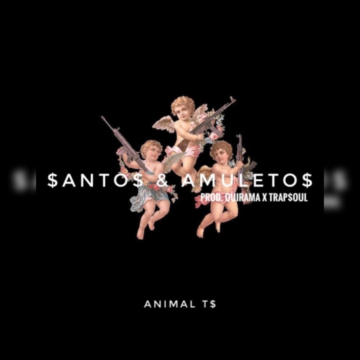 Santos & Amuletos - Single by Animalts album cover
