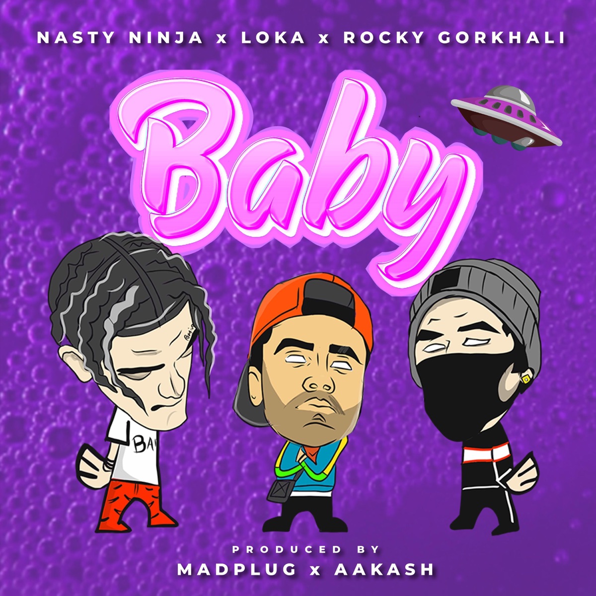 Baby (feat. Loka & Rocky Gorkhali) - Single by Nasty Ninja album cover