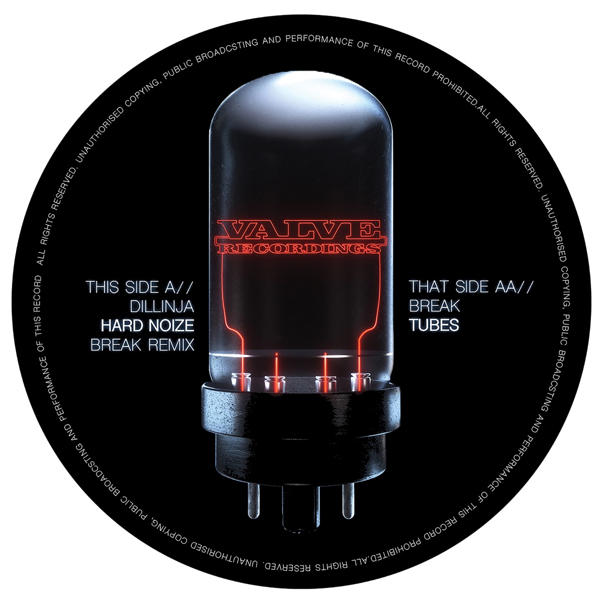 Hard Noize (Break Remix) / Tubes - Single by Dillinja & Break album cover