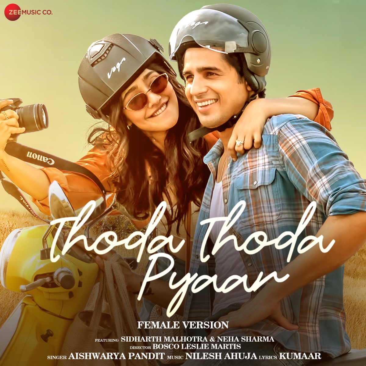Thoda Thoda Pyaar - Female Version - Single by Aishwarya Pandit, Nilesh Ahuja & Kumaar album cover