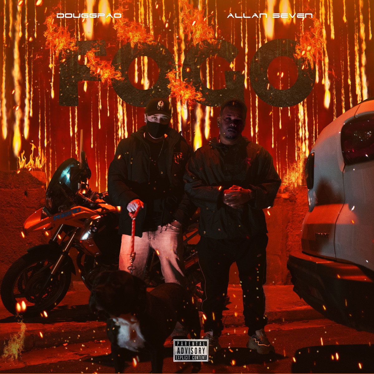Fogo (feat. Allan seven) - Single by Dougg Pão album cover