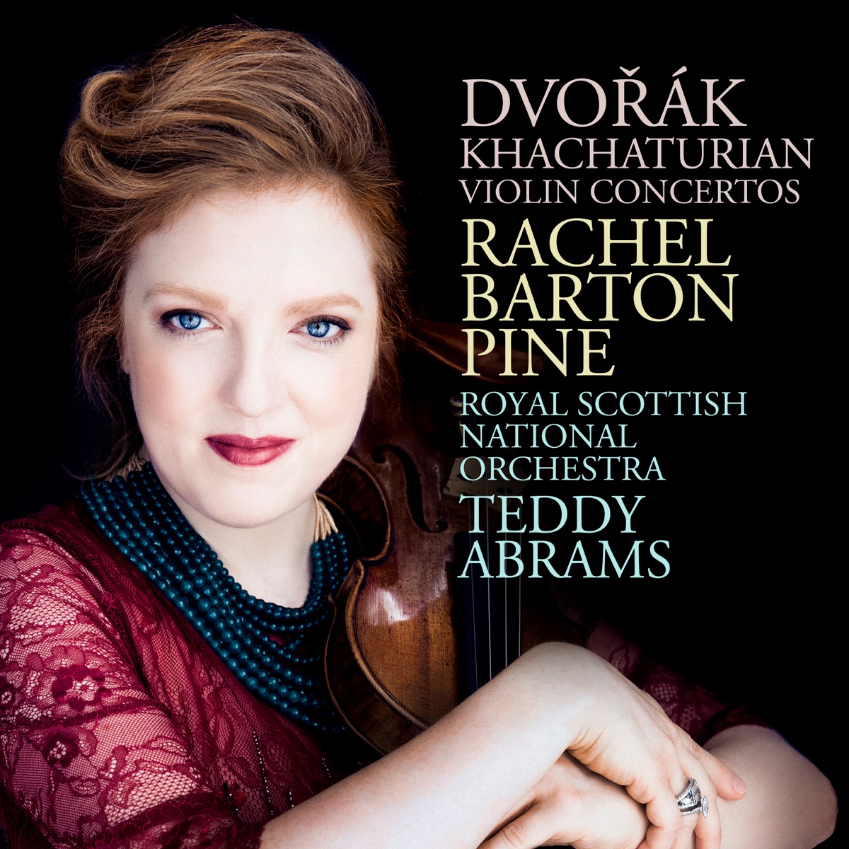 Dvořák, Khachaturian: Violin Concertos by Rachel Barton Pine, Royal Scottish National Orchestra & Teddy Abrams album cover