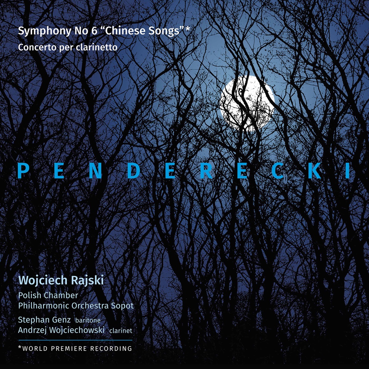Penderecki: Orchestral Works by Polish Chamber Philharmonic Orchestra Sopot & Wojciech Rajski album cover