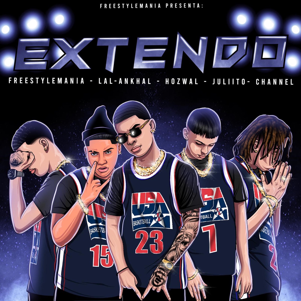 Extendo (feat. Hozwal, Juliito & Channel) - Single by Freestyle Mania, La L & Ankhal album cover