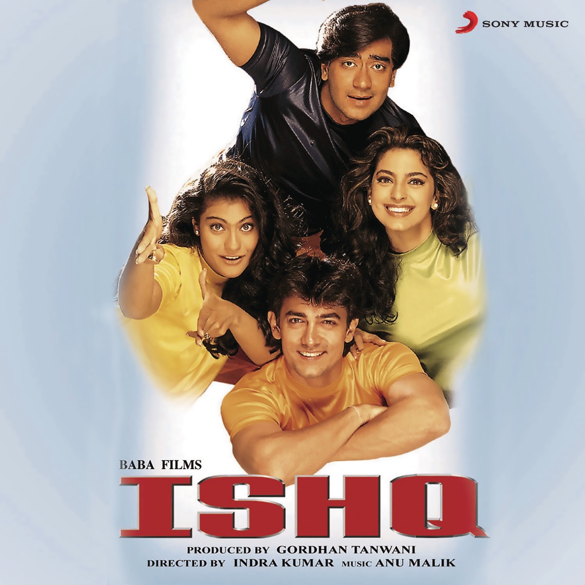 Ishq (Original Motion Picture Soundtrack) by Anu Malik album cover