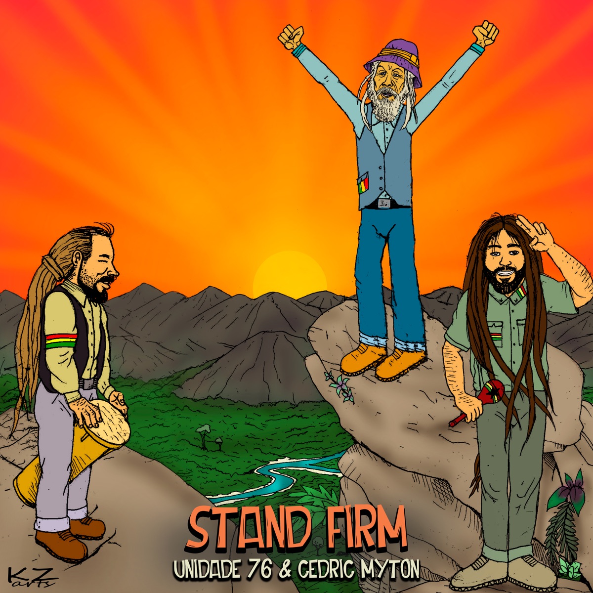 Stand Firm - Single by Unidade 76 & Cedric Myton album cover