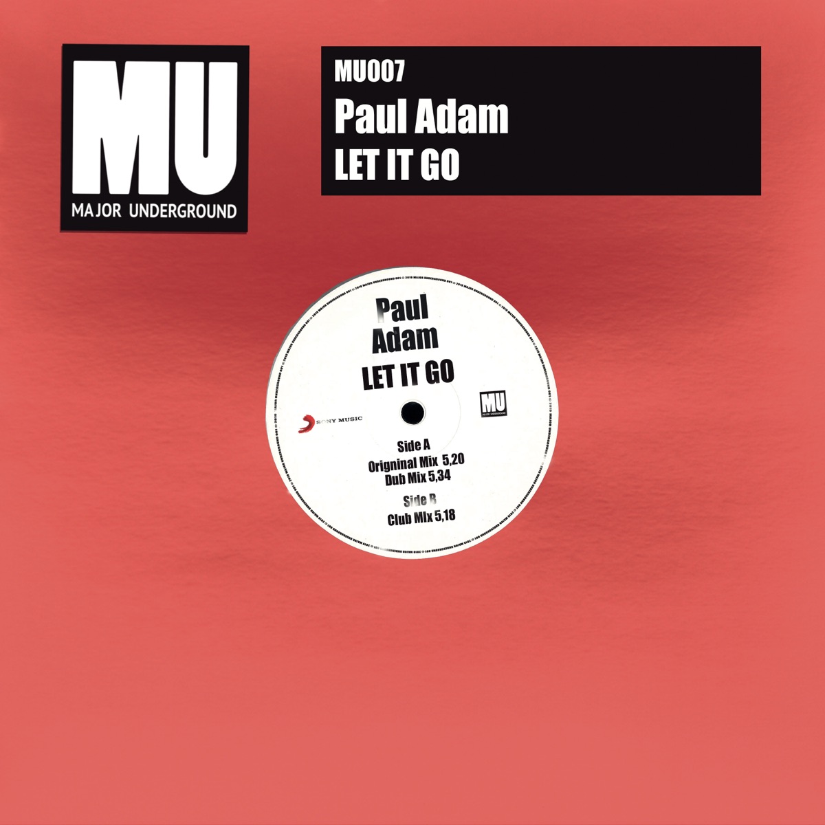 Let It Go - Single by Paul Adam album cover