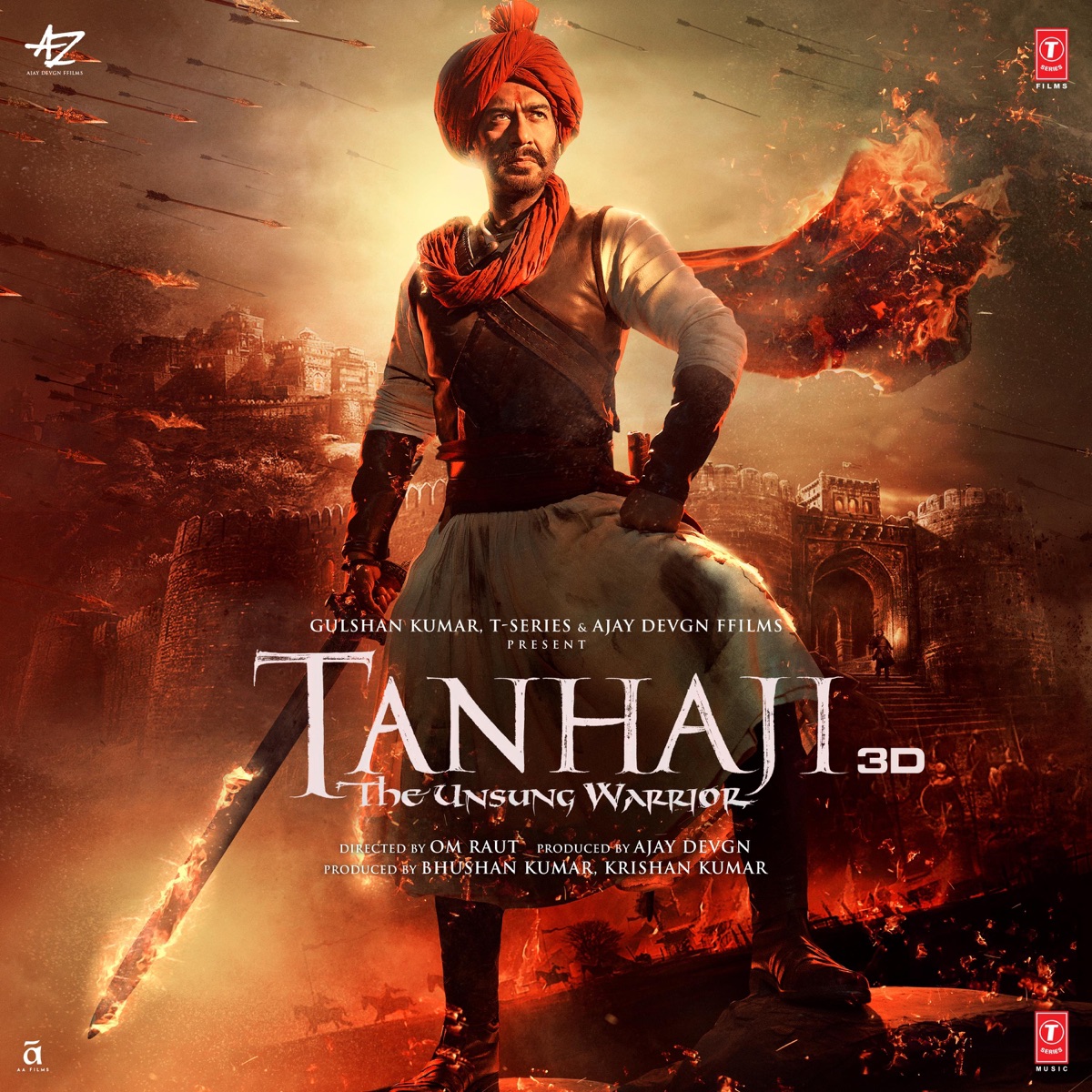 Tanhaji - The Unsung Warrior (Original Motion Picture Soundtrack) by Mehul Vyas, Ajay-Atul & Sachet-Parampara album cover
