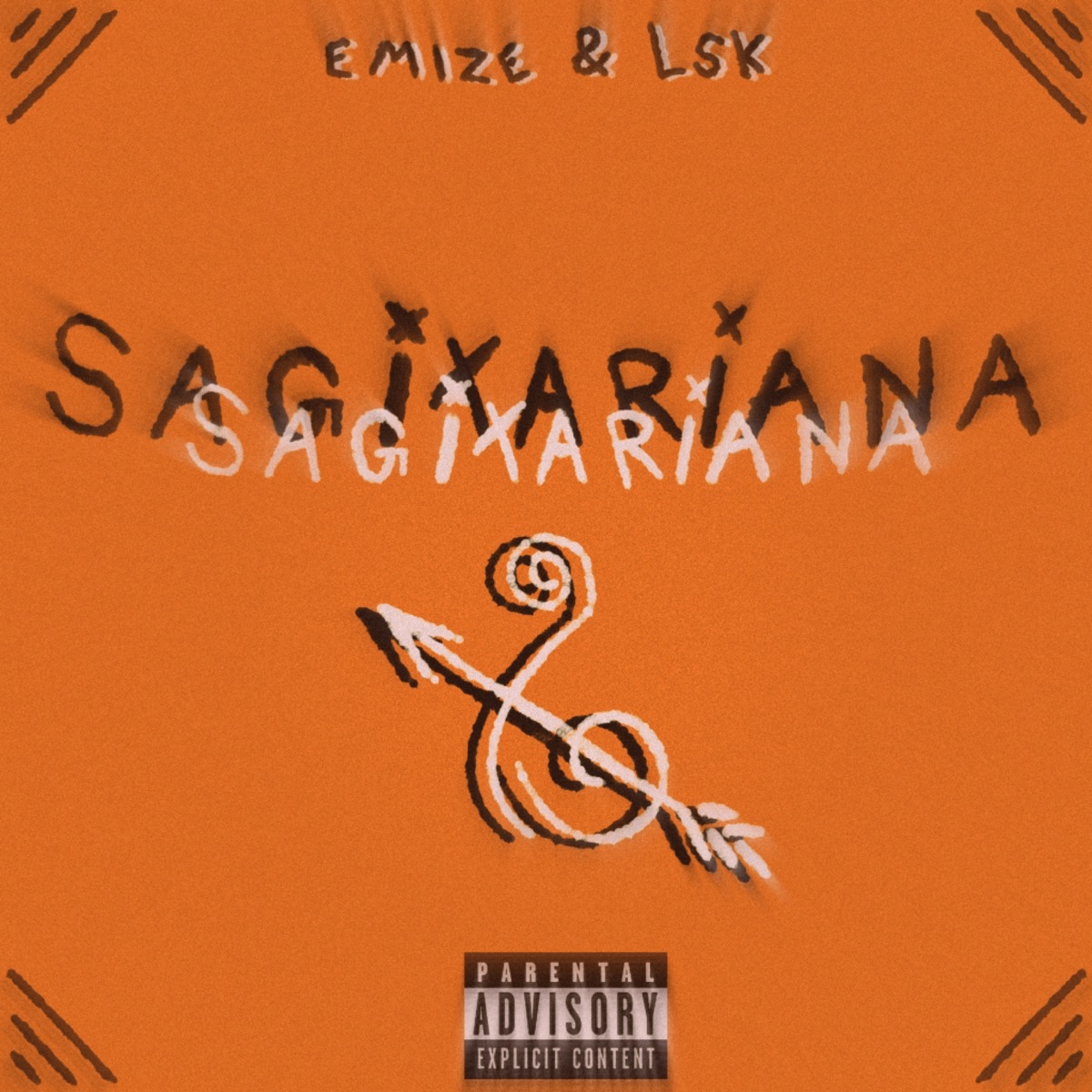 Sagitariana - Single by Emize Mc & LSK album cover