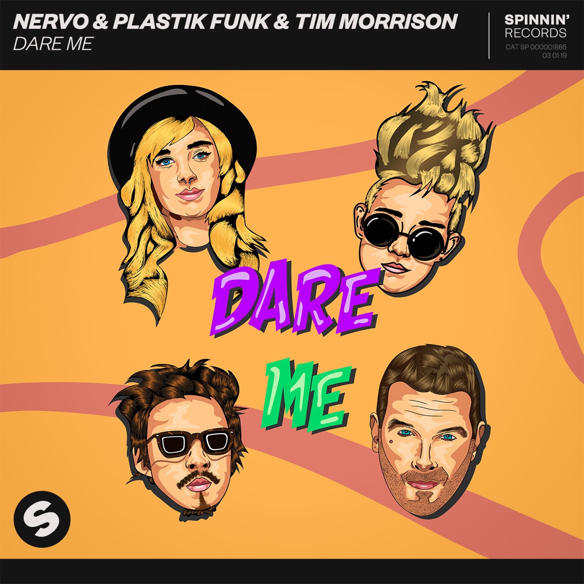 Dare Me - Single by NERVO, Plastik Funk & Tim Morrison album cover