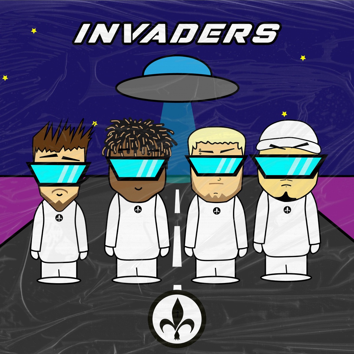 Invaders (feat. Clavero, Cashmoneyway, Egho & Waxo) - Single by Reyesantos album cover