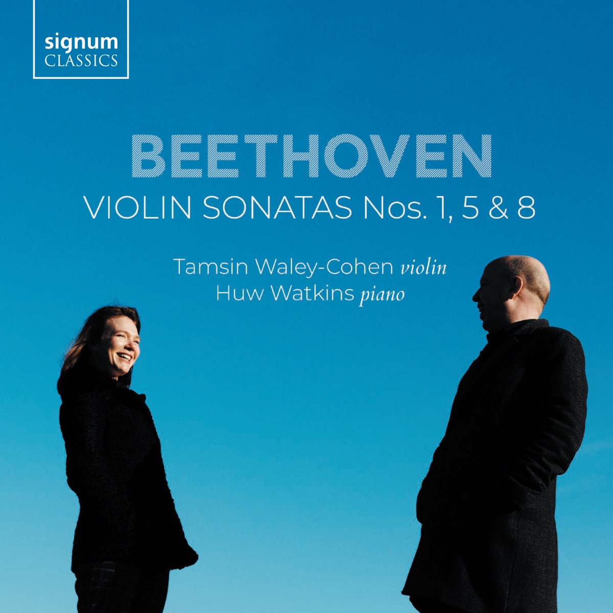 Beethoven: Violin Sonatas Nos. 1, 5 & 8 by Tamsin Waley-Cohen & Huw Watkins album cover