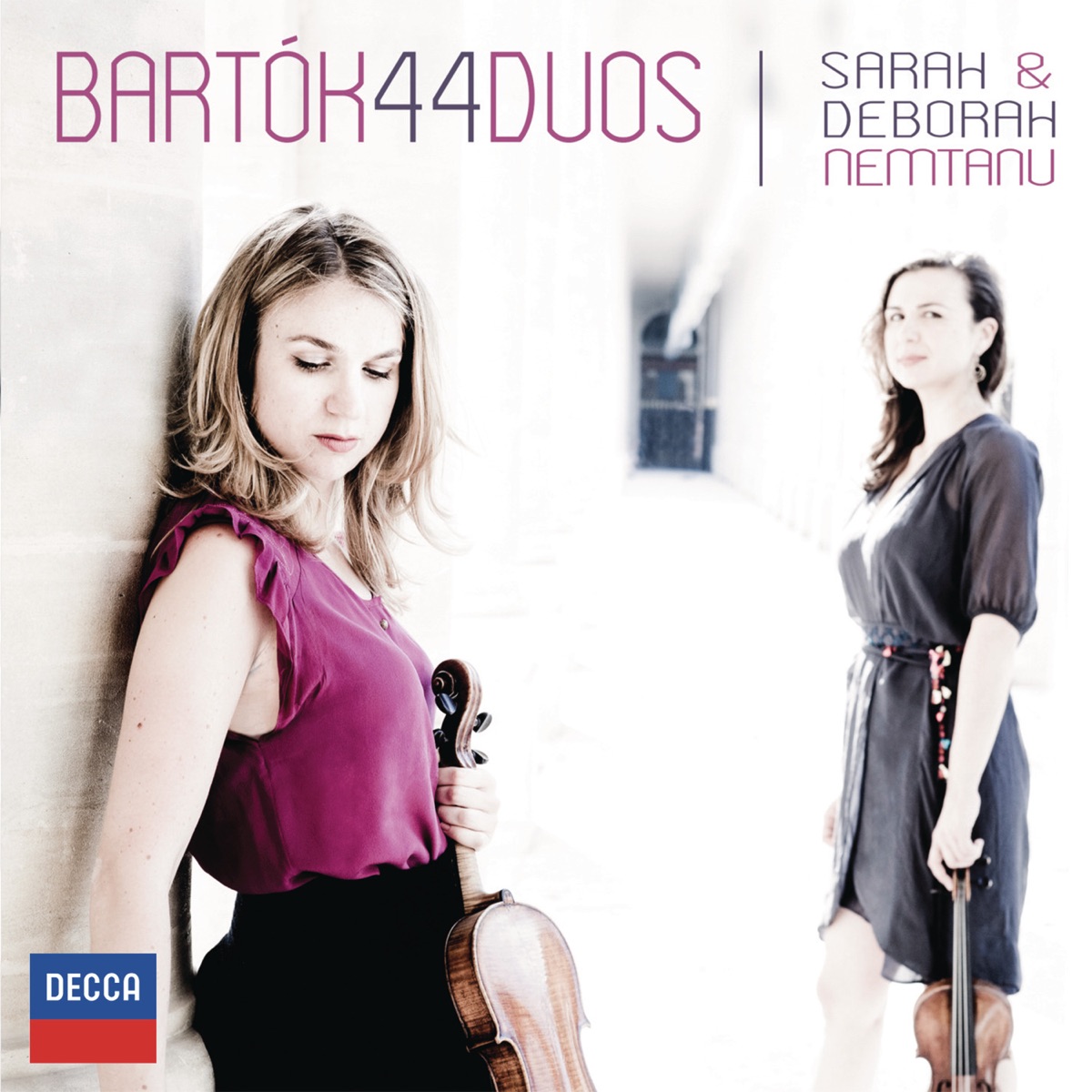 Bartók: 44 Duos, Sz. 98 by Sarah Nemtanu & Deborah Nemtanu album cover