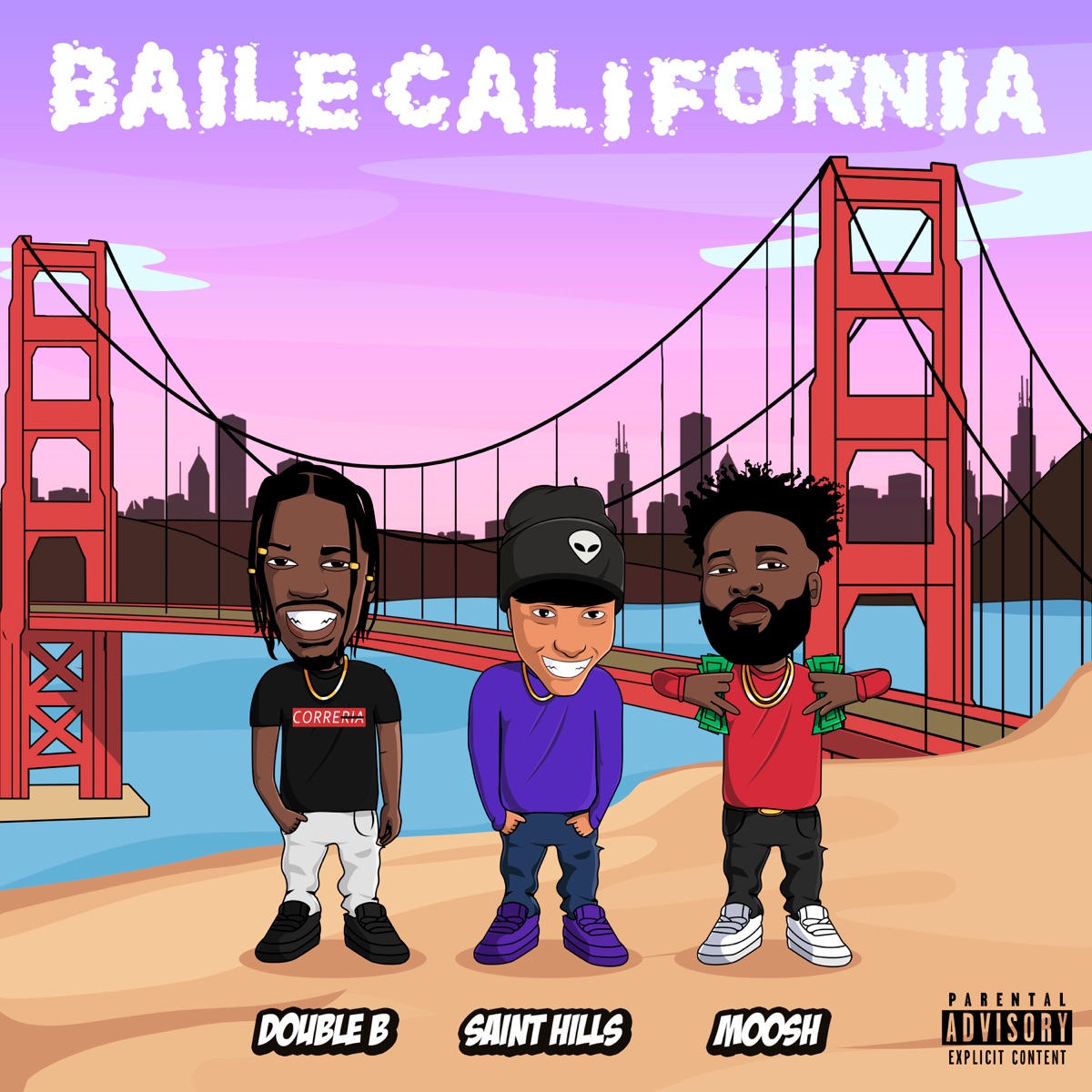 Baile California - Single (feat. Moosh) - Single by Saint Hills & Double B on the Beat album cover