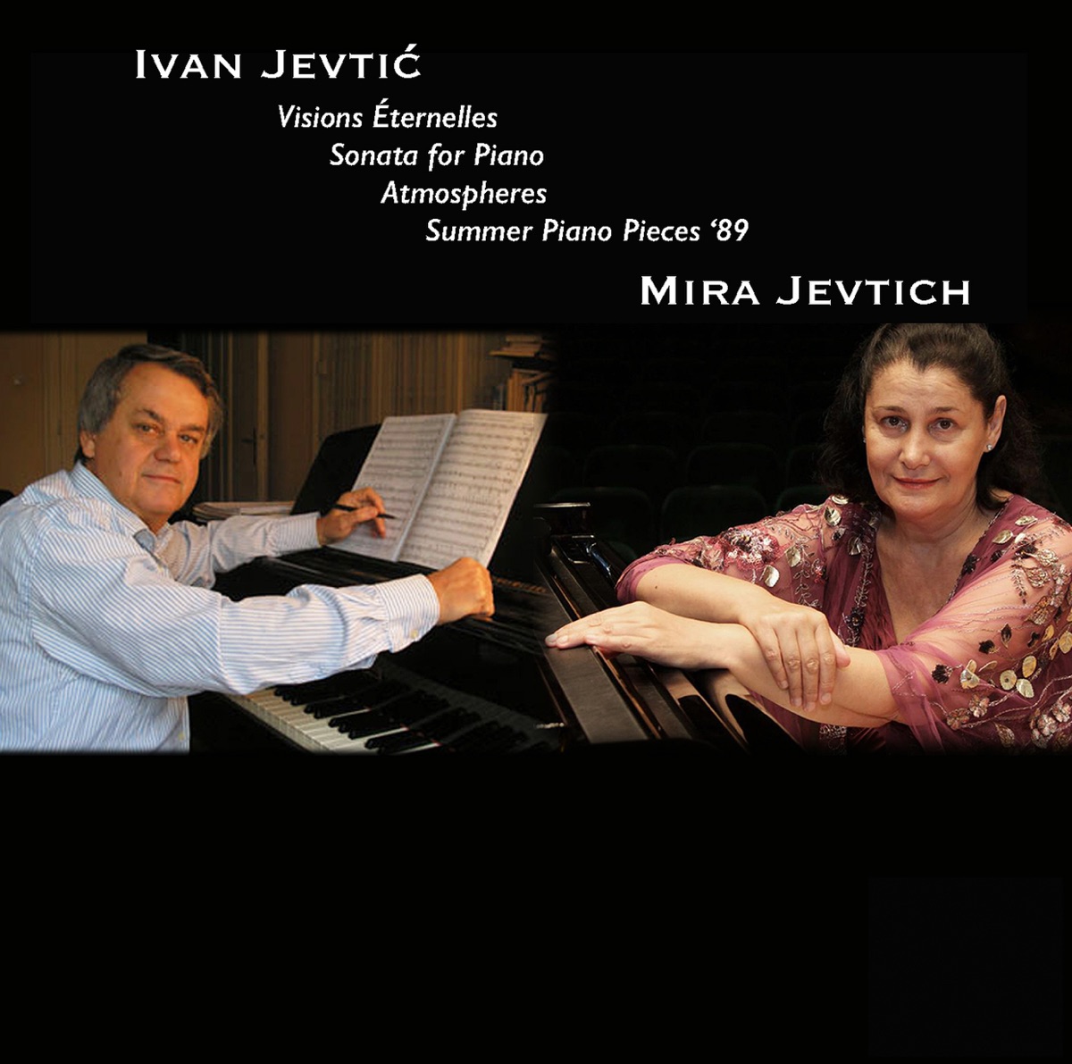 Mira Yevtich play Ivan Jevtic piano pieces by Mira Yevtich album cover