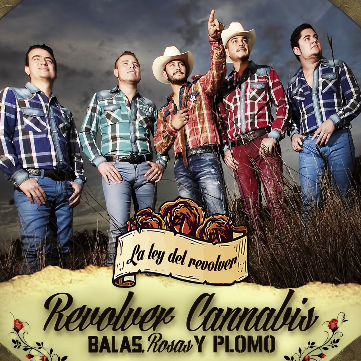 Balas, Rosas Y Plomo by Revolver Cannabis album cover