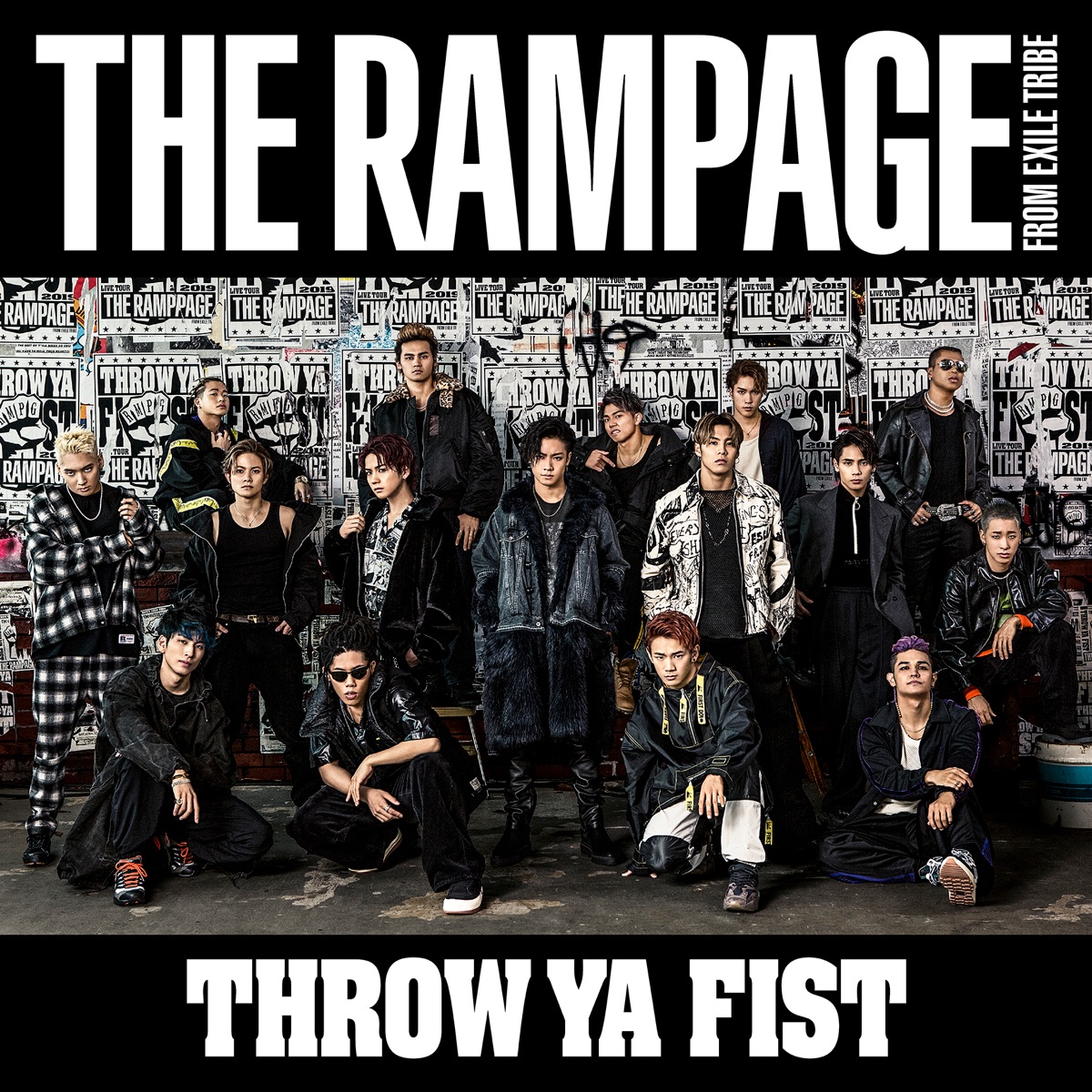 THROW YA FIST - Single by THE RAMPAGE from EXILE TRIBE album cover