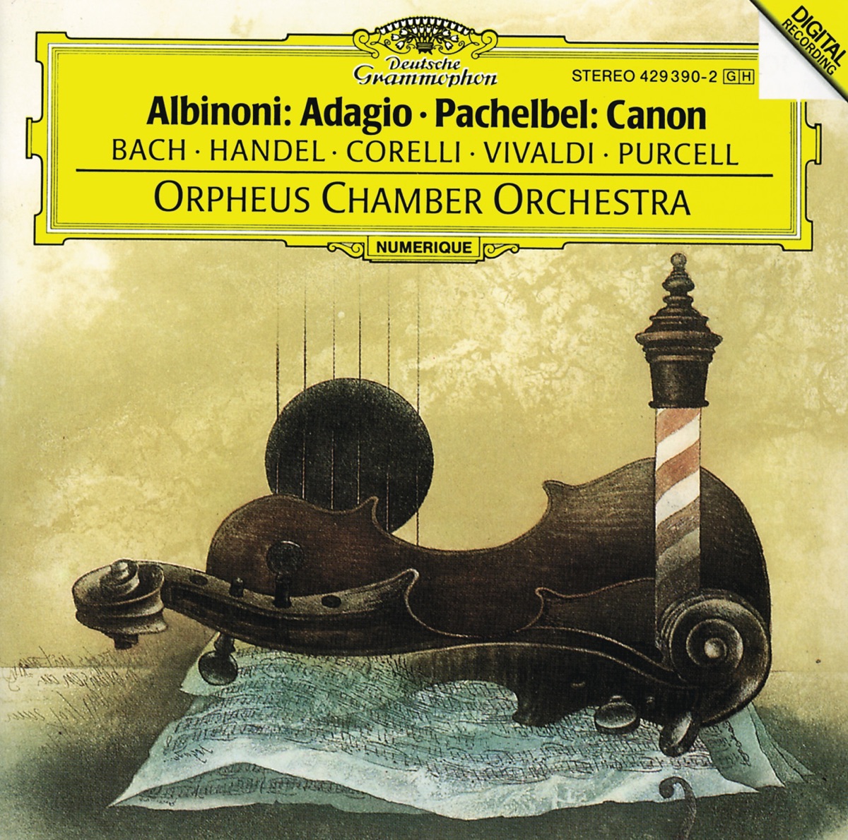 Albinoni: Adagio by Orpheus Chamber Orchestra album cover