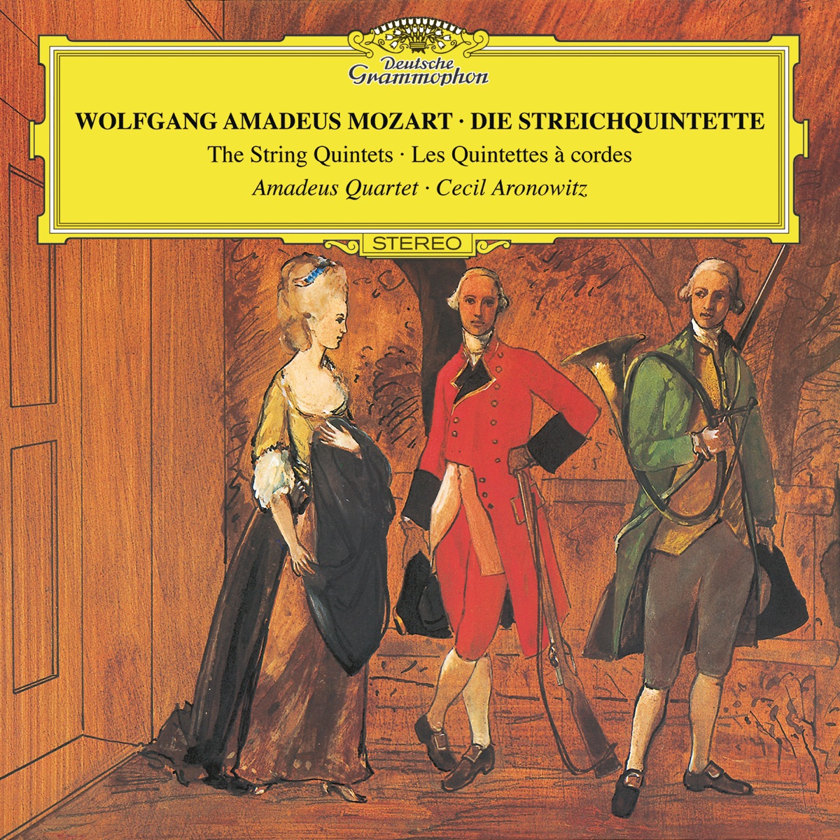 Mozart: The String Quintets by Cecil Aronowitz & Amadeus Quartet album cover