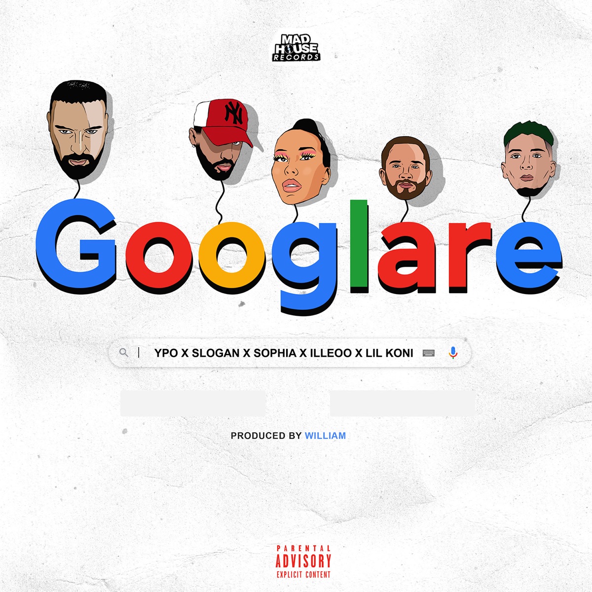 Googlare (feat. Slogan & iLLEOo) - Single by Ypo, SOPHIA & Lil Koni album cover