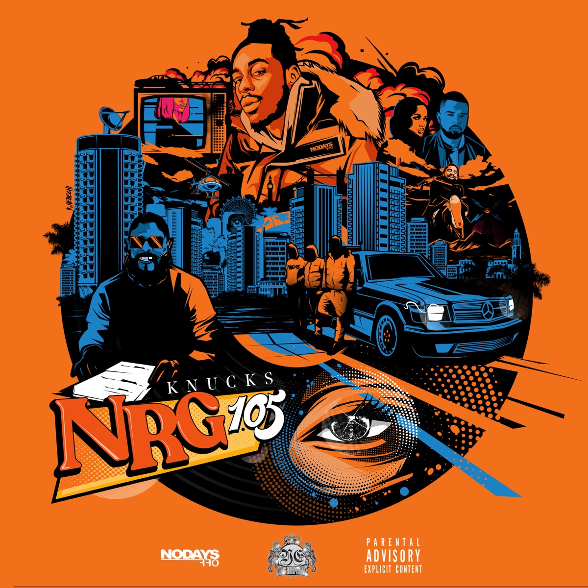 Nrg 105 by Knucks album cover