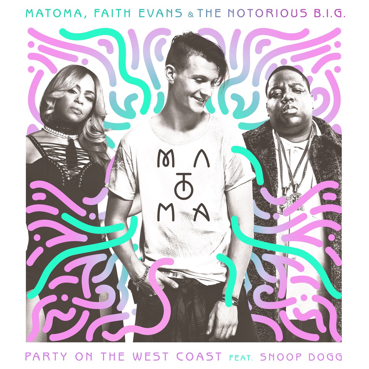 Party On the West Coast (feat. Snoop Dogg) - Single by Matoma, The Notorious B.I.G. & Faith Evans album cover