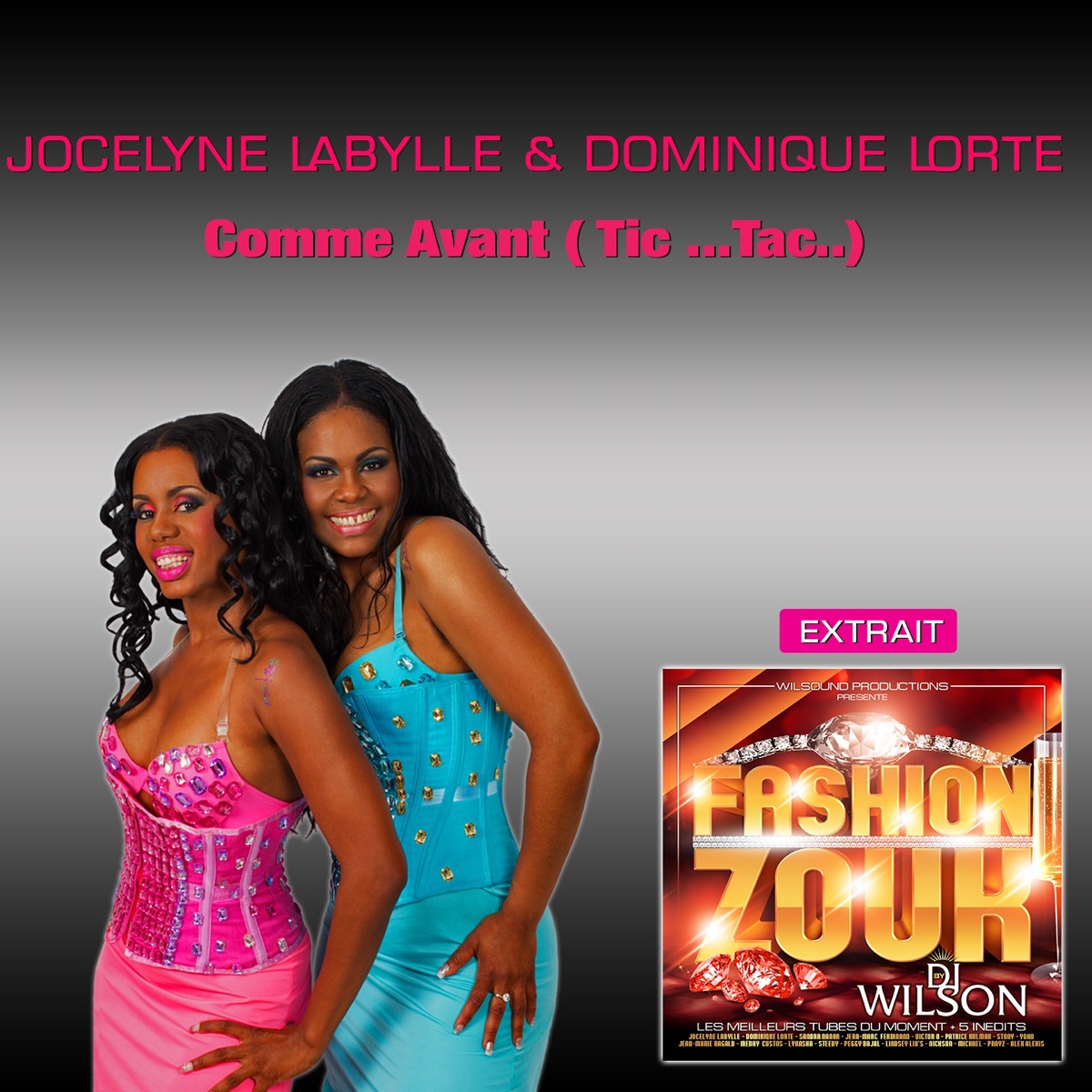 Comme avant (Tic...Tac) - Single by Jocelyne Labylle & Dominique Lorté album cover