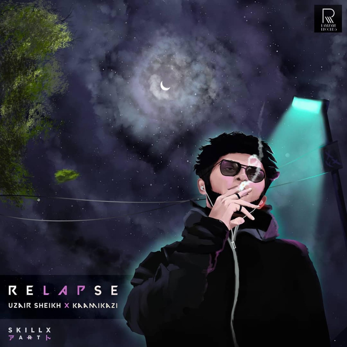RELAPSE (feat. Kaamikaazi) - Single by Uzair Sheikh album cover