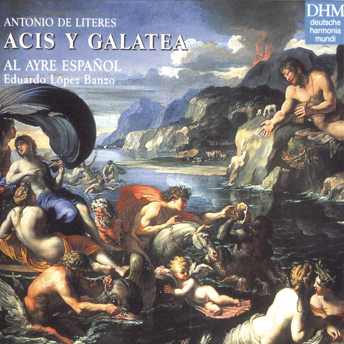 De Literes: Acis y Galatea by Al Ayre Español, Eduardo Lopez Banzo, Jordi Ricart, Lola Casariego, Marina Pardo, Marisa Roca, Marta Almajano, María Luz Alvarez, Ricard Bordas & Xenia Meijer album cover