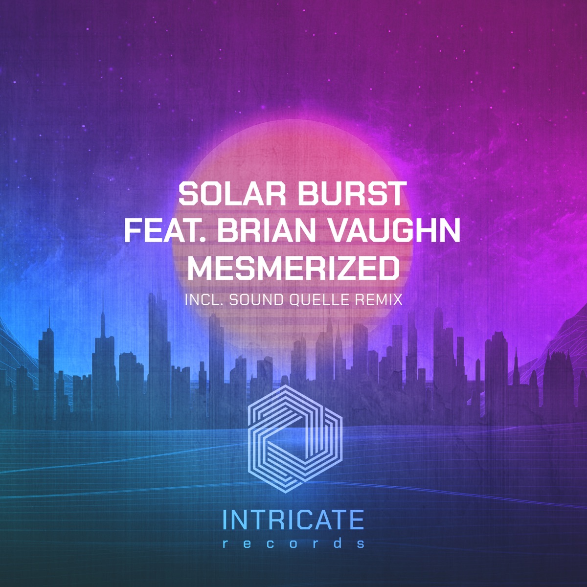 Mesmerized - Single by Solar Burst, Brian Vaughn & Sound Quelle album cover
