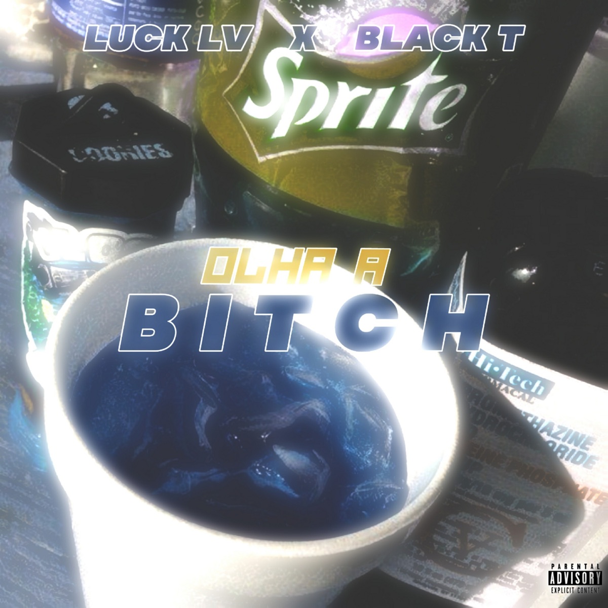 Olha a Bitch (feat. Black T) - Single by Luck Lv album cover