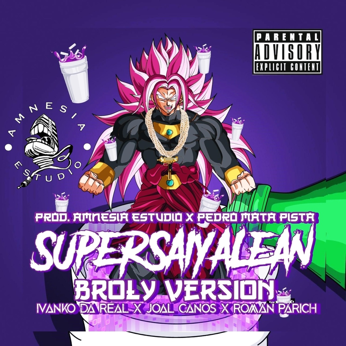 SuperSaiyaLean (feat. Joal Canos & Roman Parich) [Broly Remix] - Single by Ivanko Da Real album cover