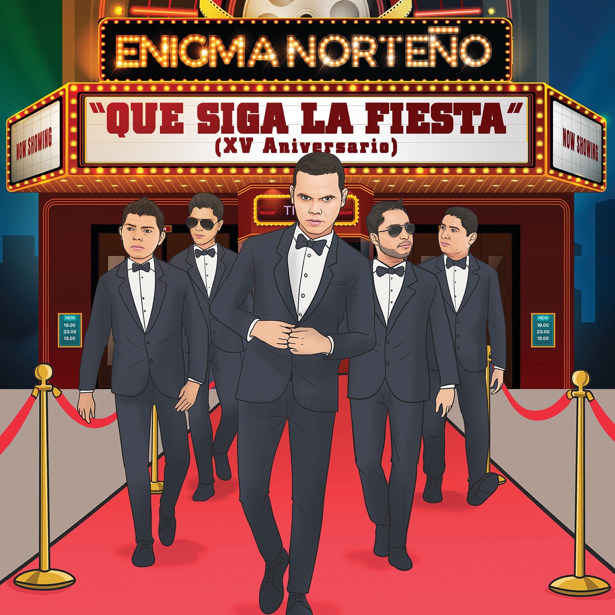Que Siga la Fiesta by Enigma Norteño album cover