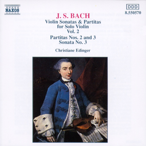 Bach: Violin Sonatas & Partitas, Vol. 2 by Christiane Edinger album cover