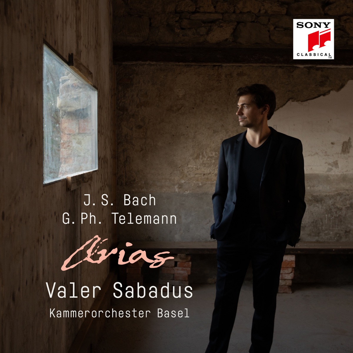 Bach & Telemann: Arias by Valer Sabadus, Kammerorchester Basel & Julia Schröder album cover