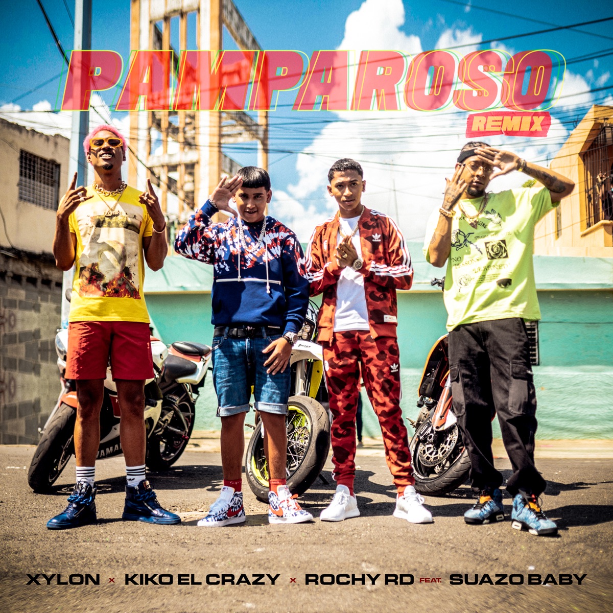 Pamparoso (Remix) [feat. Suazo Baby] - Single by Xylon, Kiko El Crazy & Rochy RD album cover