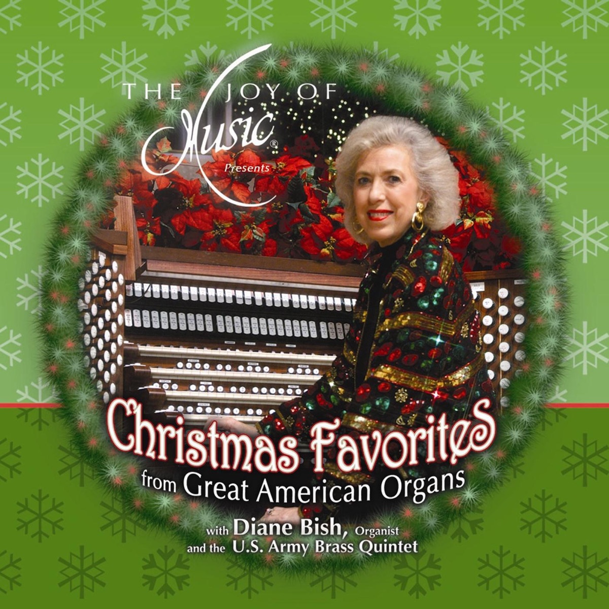 Christmas Favorites from Great American Organs by Diane Bish & US Army Brass Quintet album cover