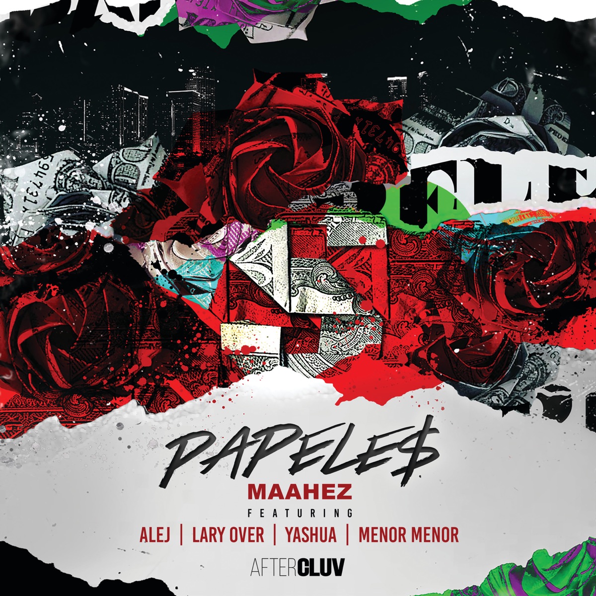 Papeles (feat. ALEJ, Lary Over, Yashua & Menor Menor) - Single by Maahez album cover