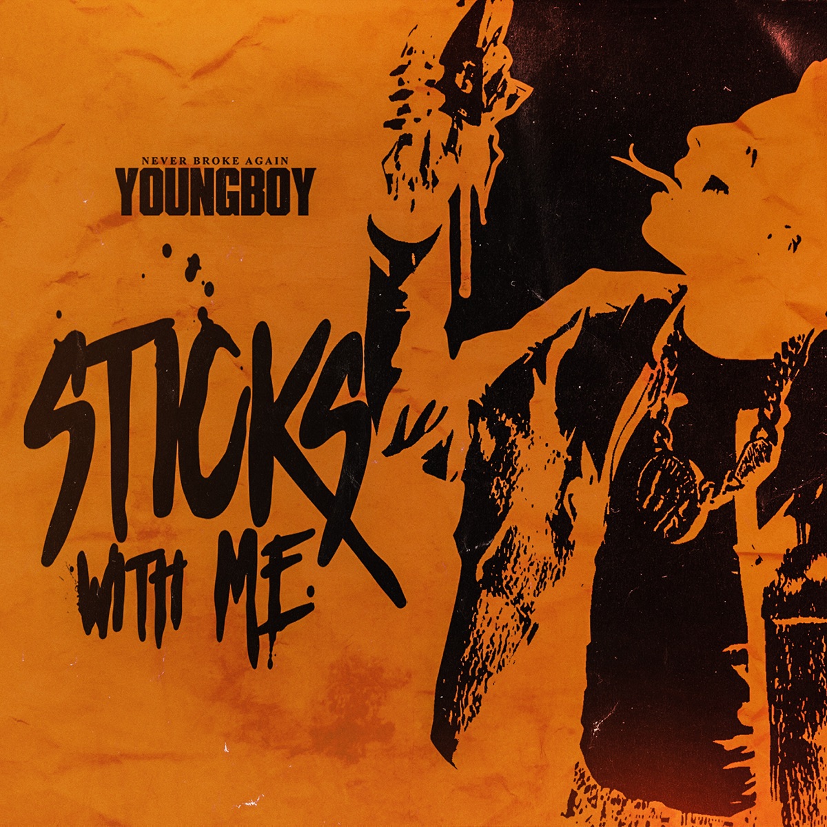 Sticks With Me - Single by YoungBoy Never Broke Again album cover artwork